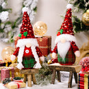 Christmas Decoration Sequin Cap Faceless Doll Ornaments