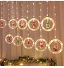 Christmas Curtain Lights