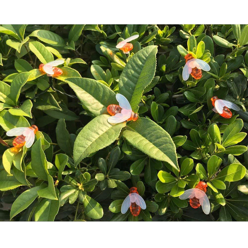 Little Bee Christmas Lanterns Flashing Lights