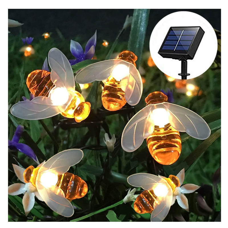 Little Bee Christmas Lanterns Flashing Lights