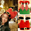 Fancy Christmas Caps Men Women Xmas Trousers Hat Clown