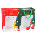 Christmas Window Gift Bag Transparent Window Handbag