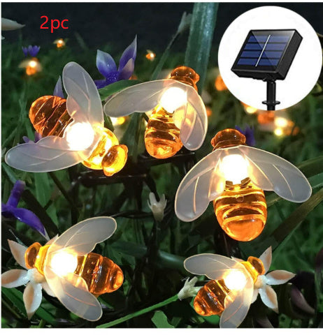 Little Bee Christmas Lanterns Flashing Lights