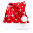 Glossy Silk Christmas Hat Children's Cap Christmas Hat For The Elderly