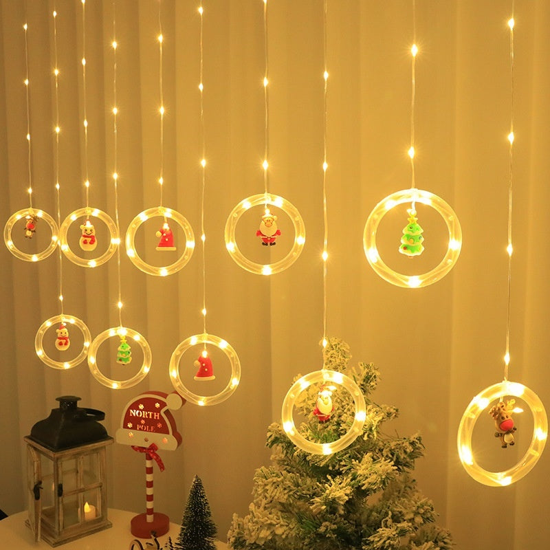 Christmas Curtain Lights