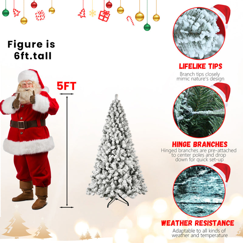 Artificial Xmas Trees Premium PVC Branches With Lights