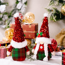 Christmas Decoration Sequin Cap Faceless Doll Ornaments